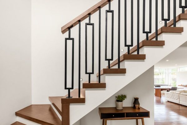 Modern Stair With Custom Rectangle