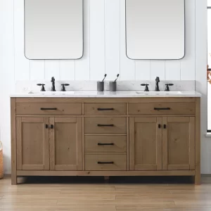 Moraby 72" Double Bathroom Vanity Set