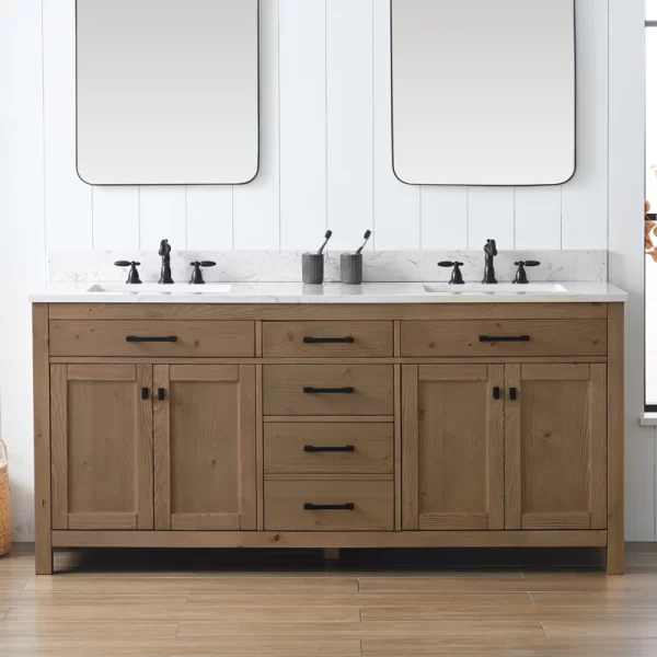 Moraby 72" Double Bathroom Vanity Set